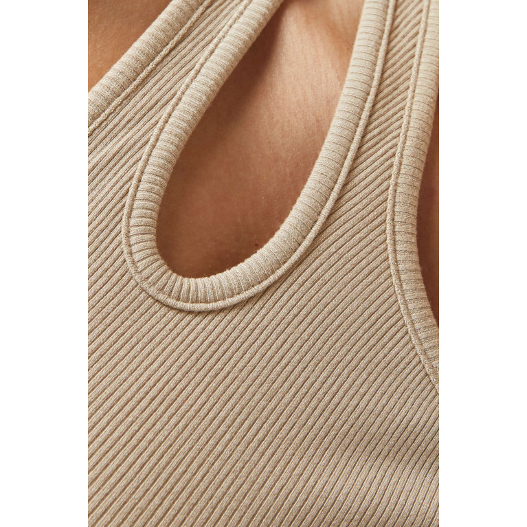 Mossman - Vice Tank Top in Rayon Neutral