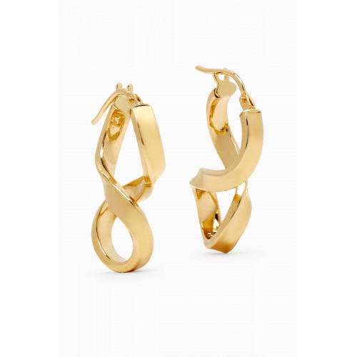 M's Gems - Gemma Hoop Earrings in 18kt Gold