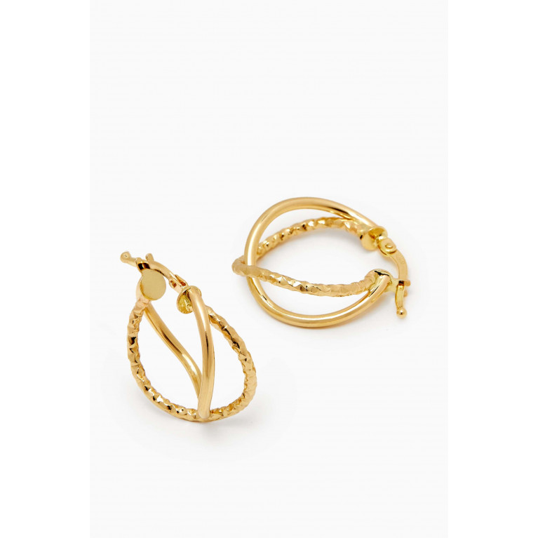 M's Gems - Serafina Hoop Earrings in 18kt Gold