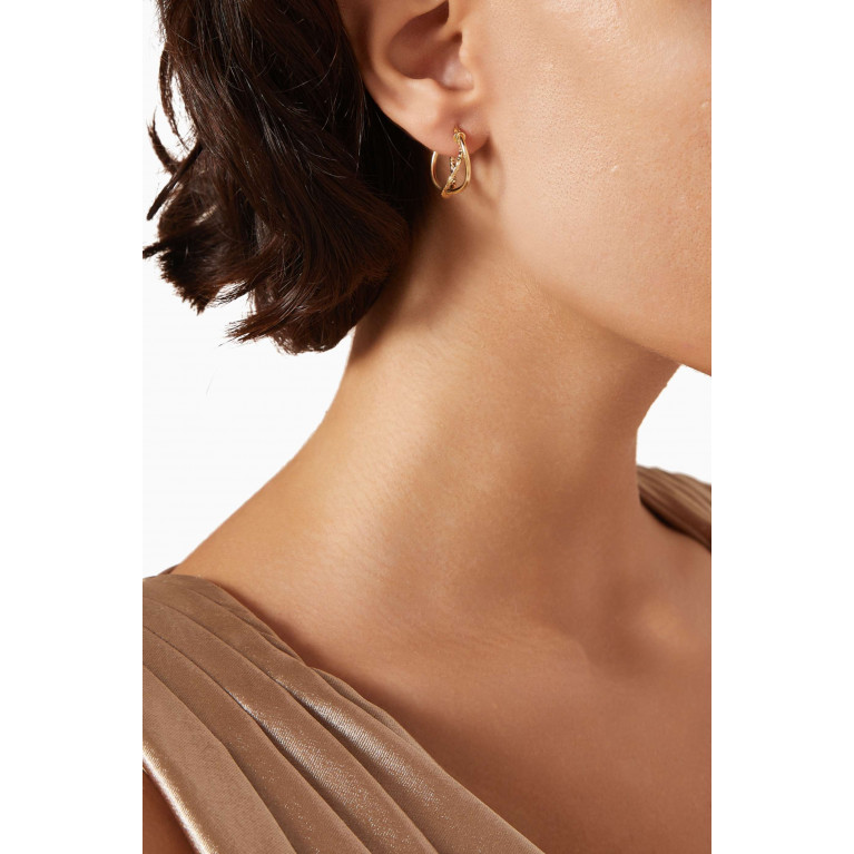 M's Gems - Serafina Hoop Earrings in 18kt Gold