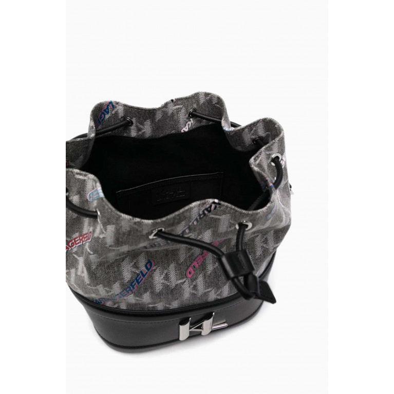 Karl Lagerfeld - K/Saddle Bucket Bag in Denim