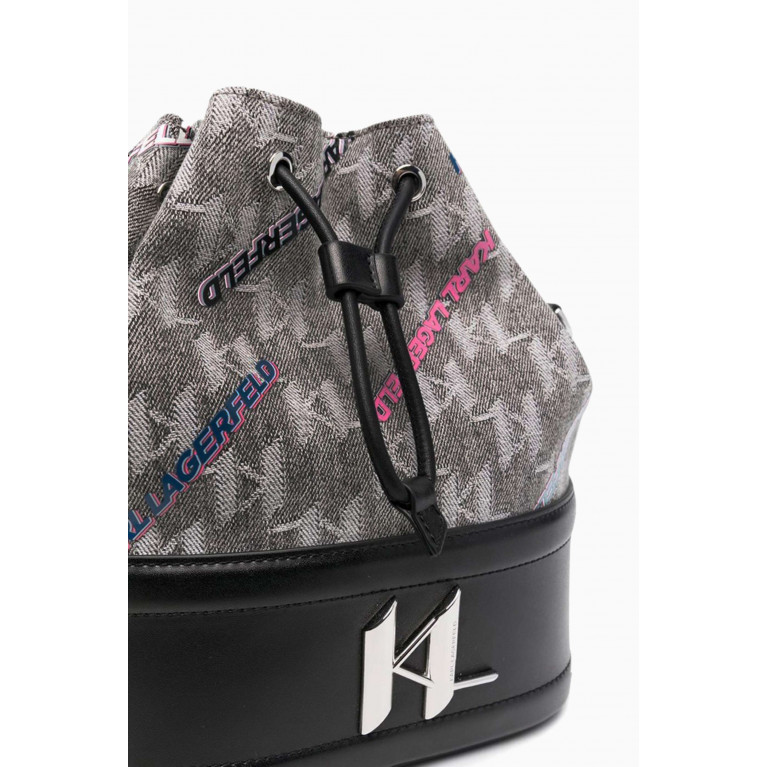 Karl Lagerfeld - K/Saddle Bucket Bag in Denim