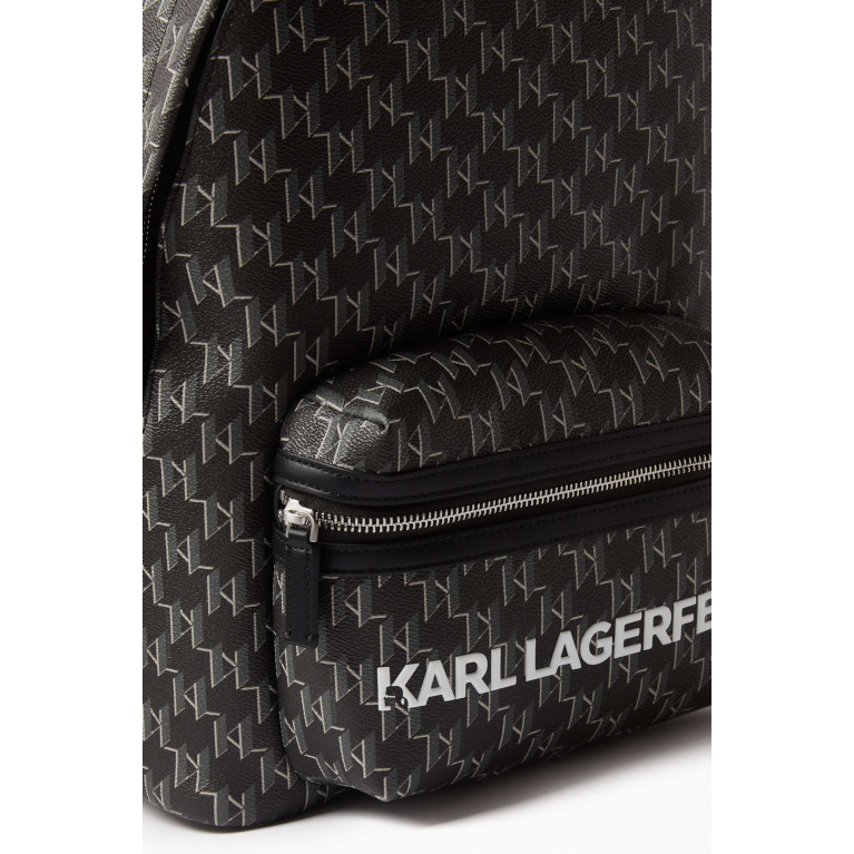 Karl Lagerfeld - K/ Monogram Klassik Backpack in Coated-canvas