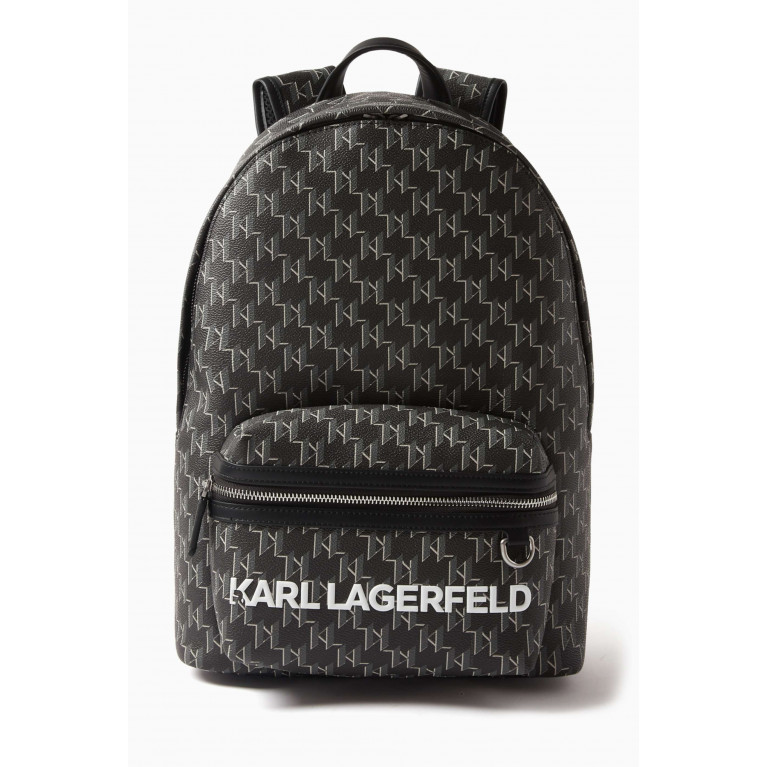 Karl Lagerfeld - K/ Monogram Klassik Backpack in Coated-canvas