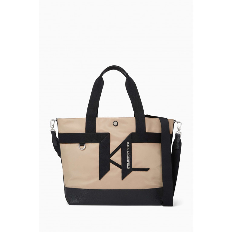 Karl Lagerfeld - Large K/Fold Tote Bag in Recycled Nylon