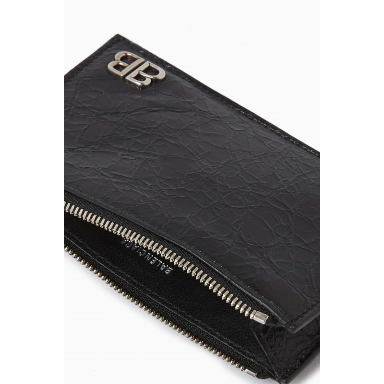 Balenciaga - Long Monaco Coin & Card Holder in Leather