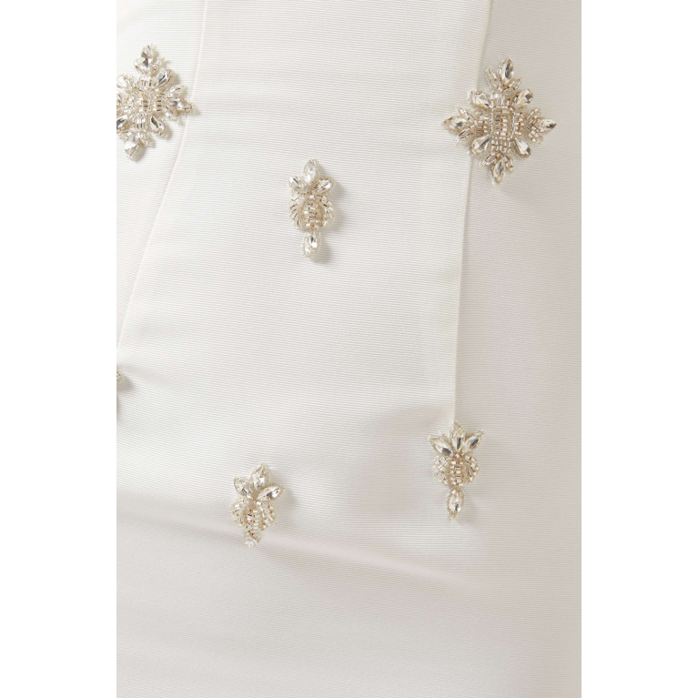 LAMMOUSH - Embellished Cape & Dress Set