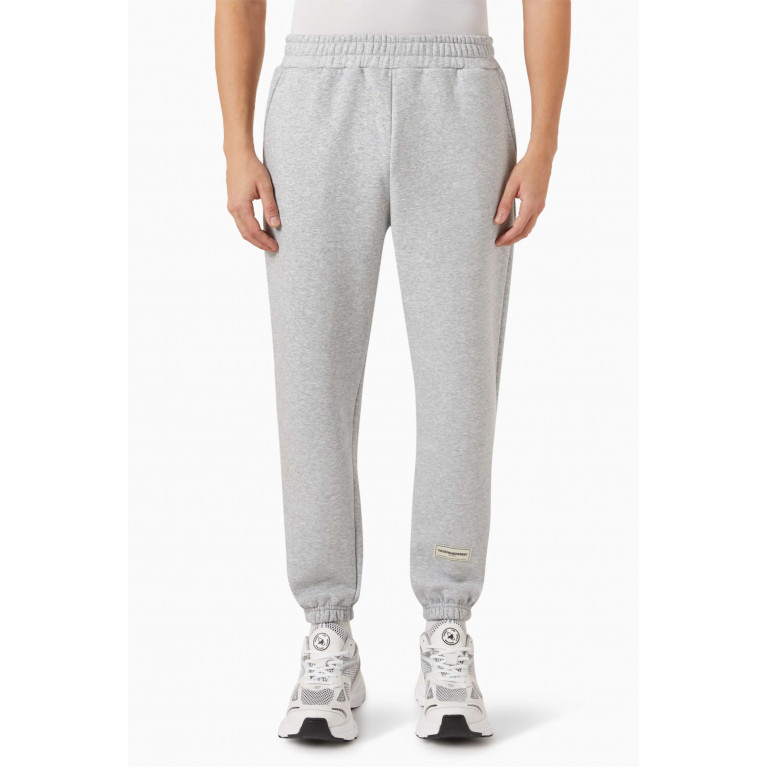 The Giving Movement - Regular-Fit 27" Joggers in Organic Cotton-blend Grey