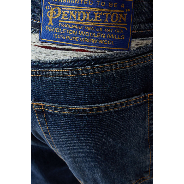 Maison Margiela - Pendleton Yoke Jeans in Denim