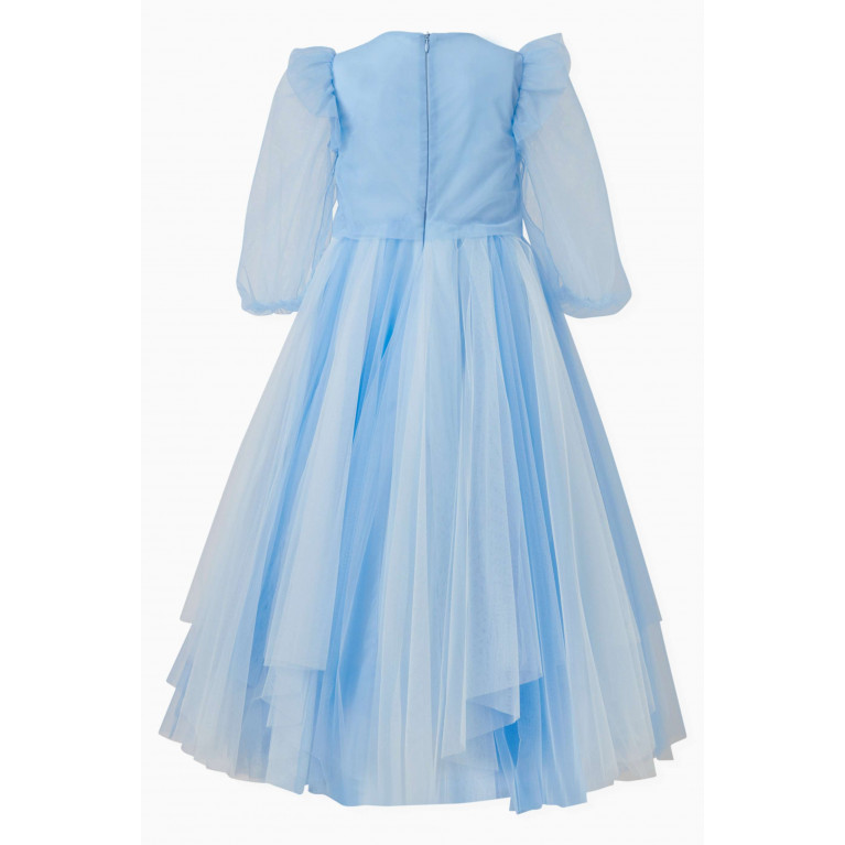 Marchesa Kids Couture - Jewel Embellished Gown in Tulle