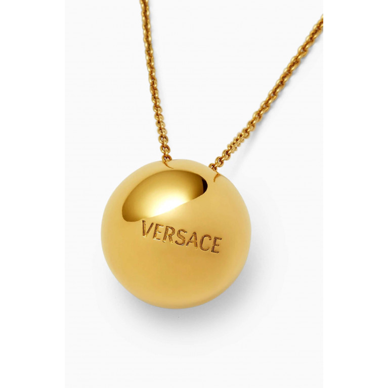 Versace - Sphere Medusa Necklace in Metal
