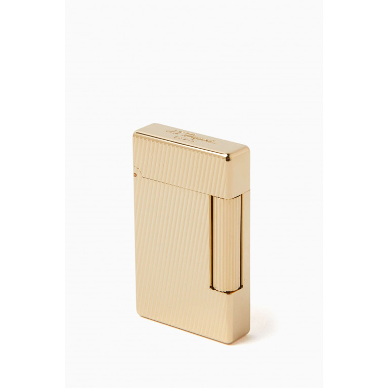 S. T. Dupont - Initial Diagonal Lighter in Brass