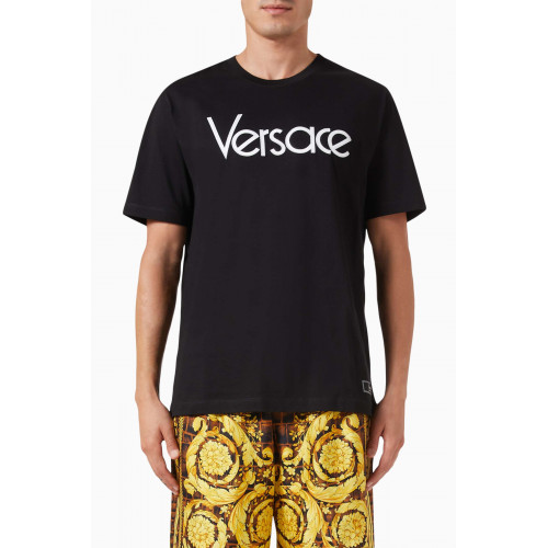 Versace - 1978 Re-edition Logo T-shirt in Cotton-jersey