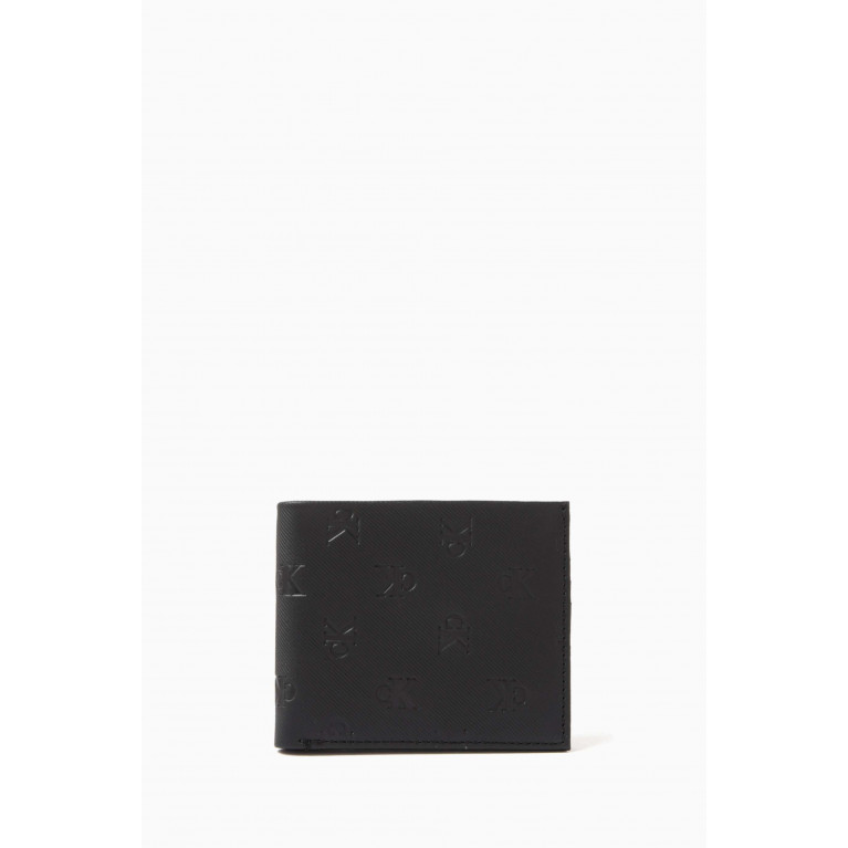 Calvin Klein Jeans - Monogram Logo Billfold Wallet in Leather