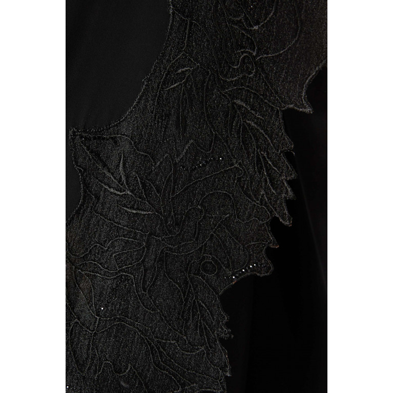 Rauaa Official - Lace-embroidered Abaya