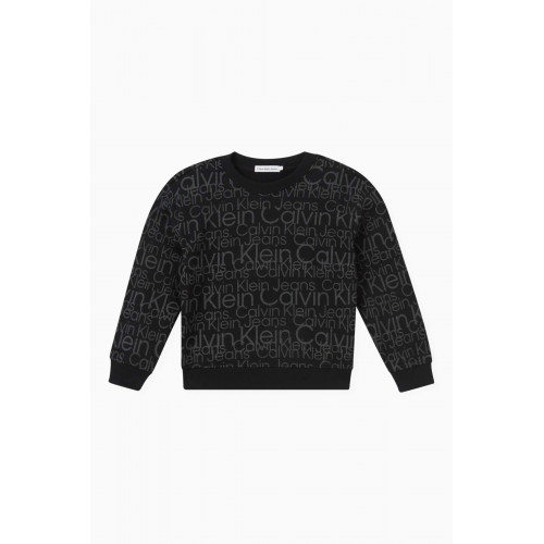 Calvin Klein - Glow in The Dark Sweatshirt in Jersey