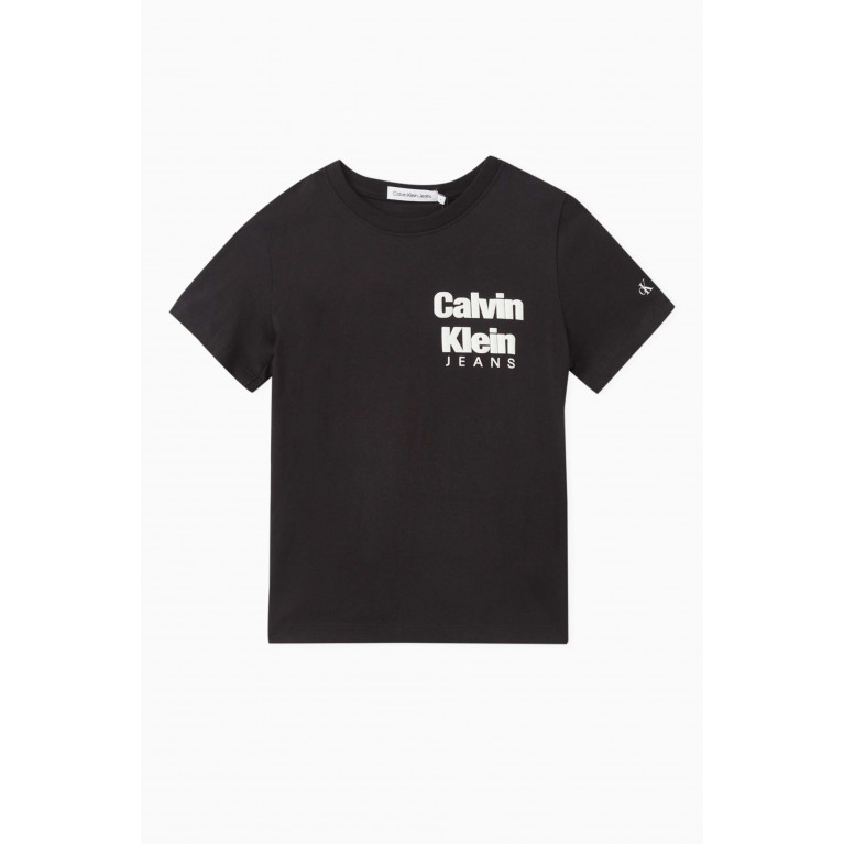 Calvin Klein - Logo T-shirt in Cotton-jersey Black
