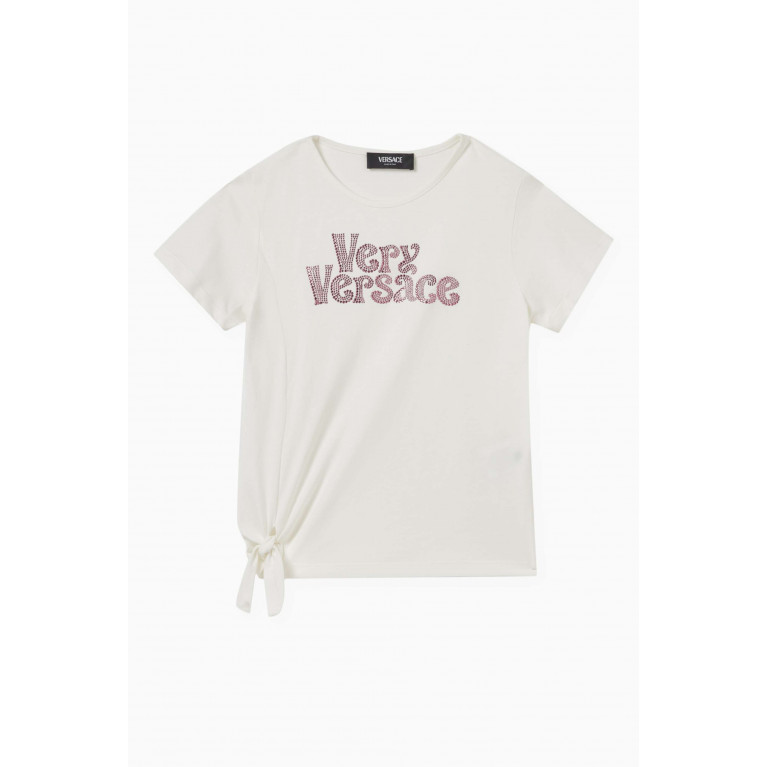 Versace - Logo-Embellished T-shirt in Cotton Jersey
