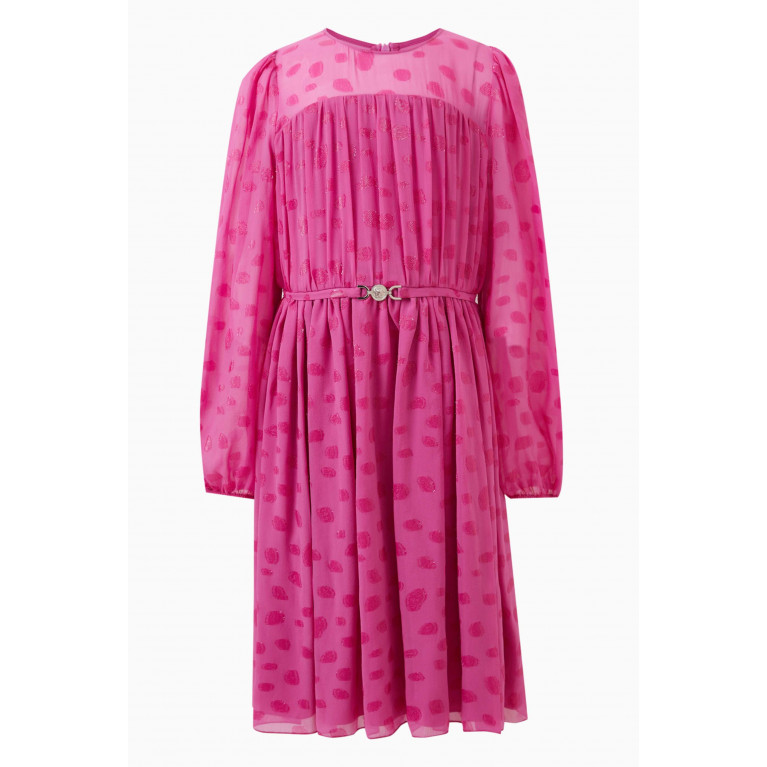 Versace - Polka Dot Print Dress in Silk