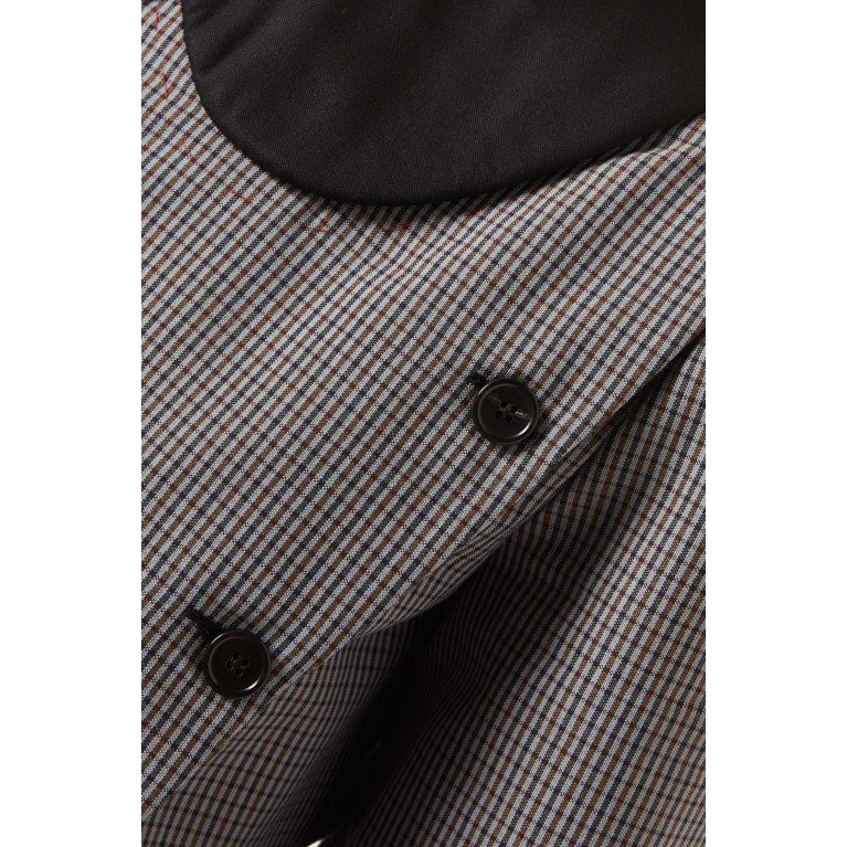 Maison Margiela - Checkered Multiwear Dress in Cotton-blend
