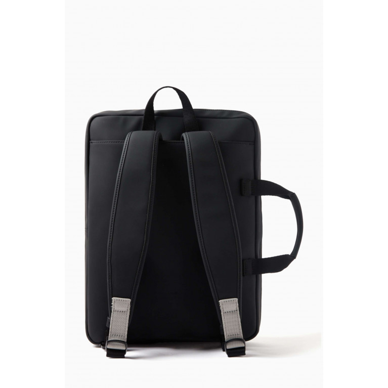 Calvin Klein - Rubberized Slim Conv Laptop Bag in Faux Leather