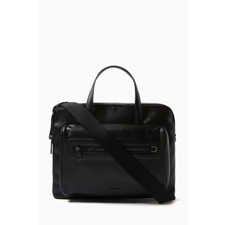 Calvin Klein - Elevated Laptop Bag in Faux-leather