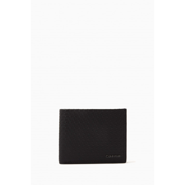 Calvin Klein - Monogram Bifold Wallet in Leather