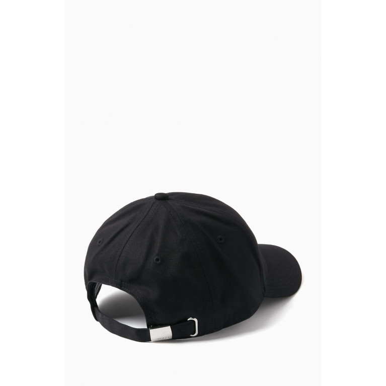 Calvin Klein - Essential Logo Patch Baseball Cap in Cotton Black