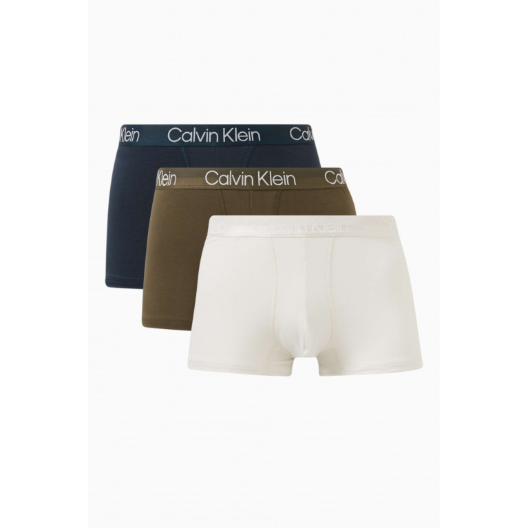Calvin Klein - Logo Trunks in Cotton, Set of 3
