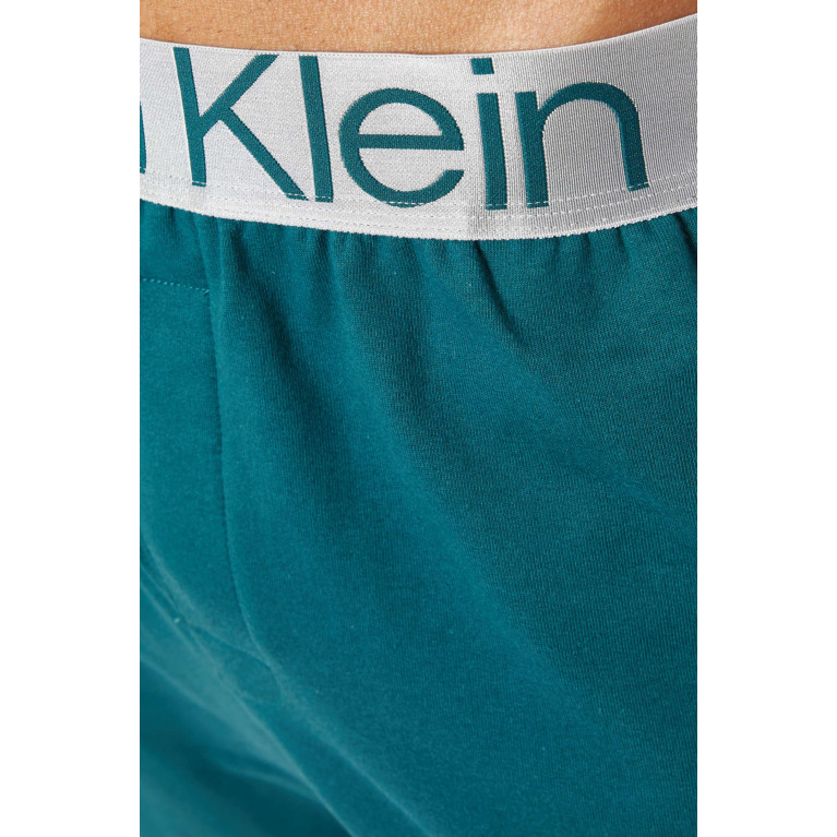 Calvin Klein - Logo Sleep Shorts in Stretch Cotton Blend Terry