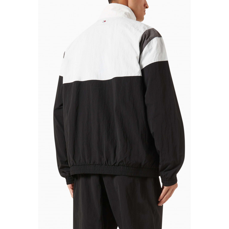 Tommy Jeans - Colour-blocked Track Jacket in Recycled Nylon-poplin