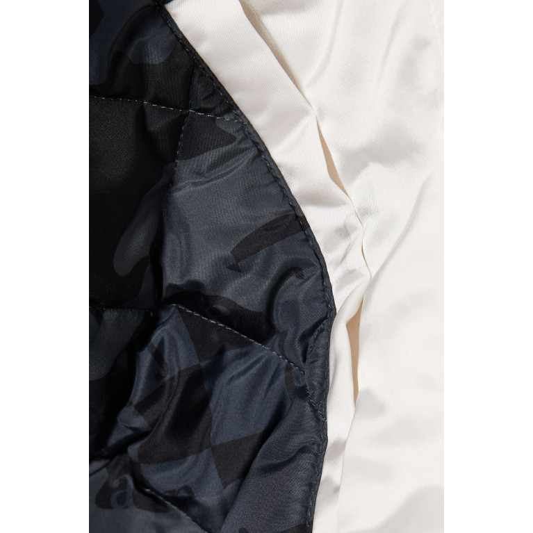 Tommy Jeans - Checkerboard Bomber Jacket in Nylon-satin