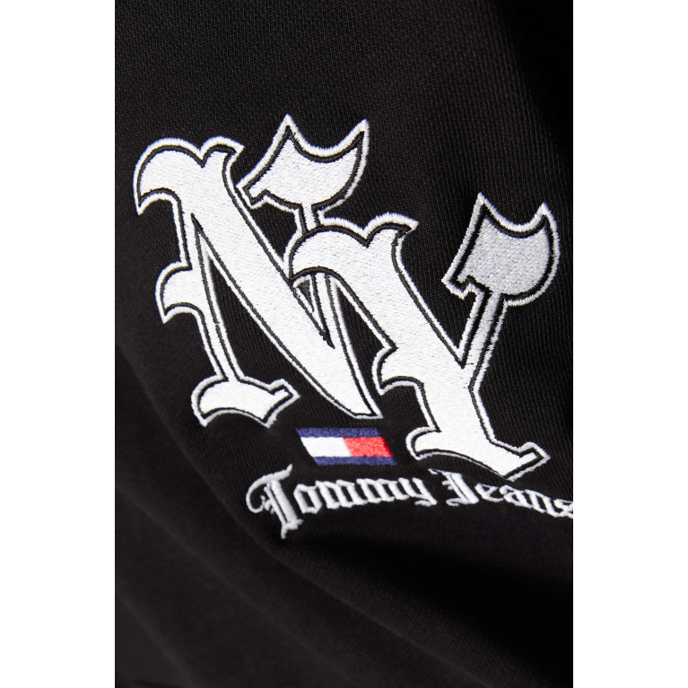 Tommy Jeans - NY Logo Double-layer Hoodie in Cotton