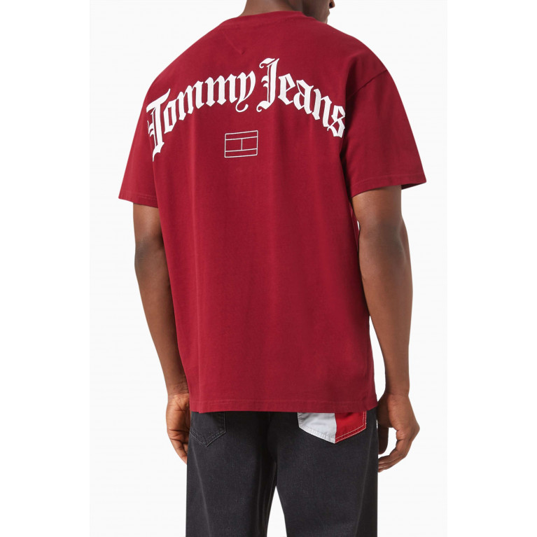 Tommy Jeans - Logo-print Oversized T-shirt in Jersey