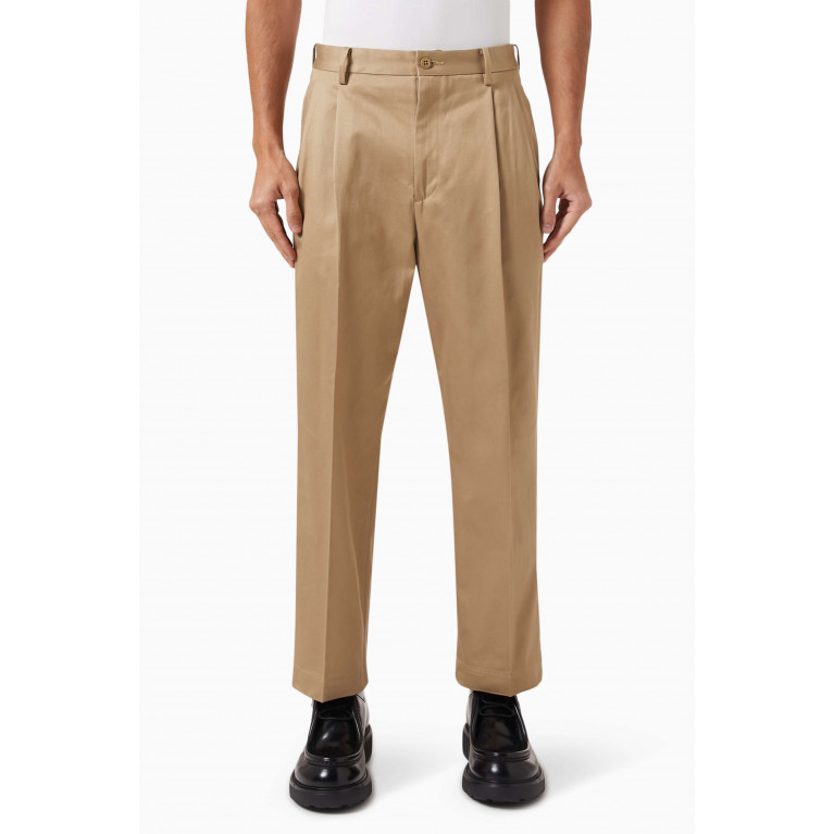 WACKO MARIA - Double-pleated Chino Pants in Woven-cotton
