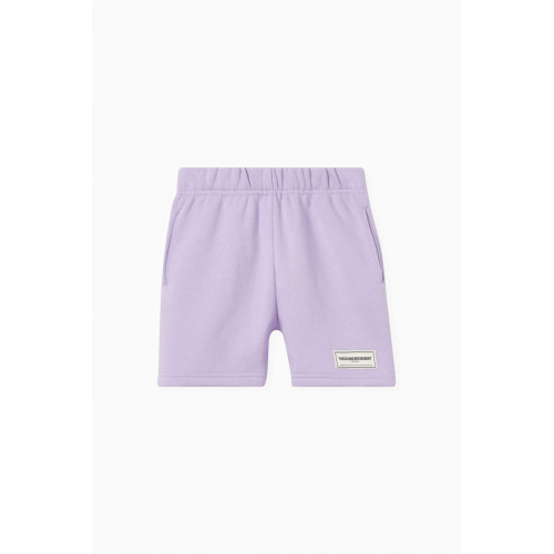 The Giving Movement - Lounge Shorts in Organic-cotton Blend Purple