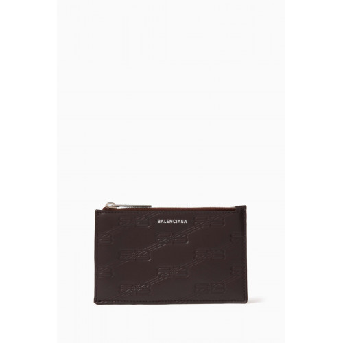 Balenciaga - Cash Long Coin & Card Holder in BB Monogram Leather