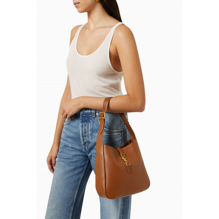 Saint Laurent - Small Le 5 À 7 Shoulder Bag in Grained Leather