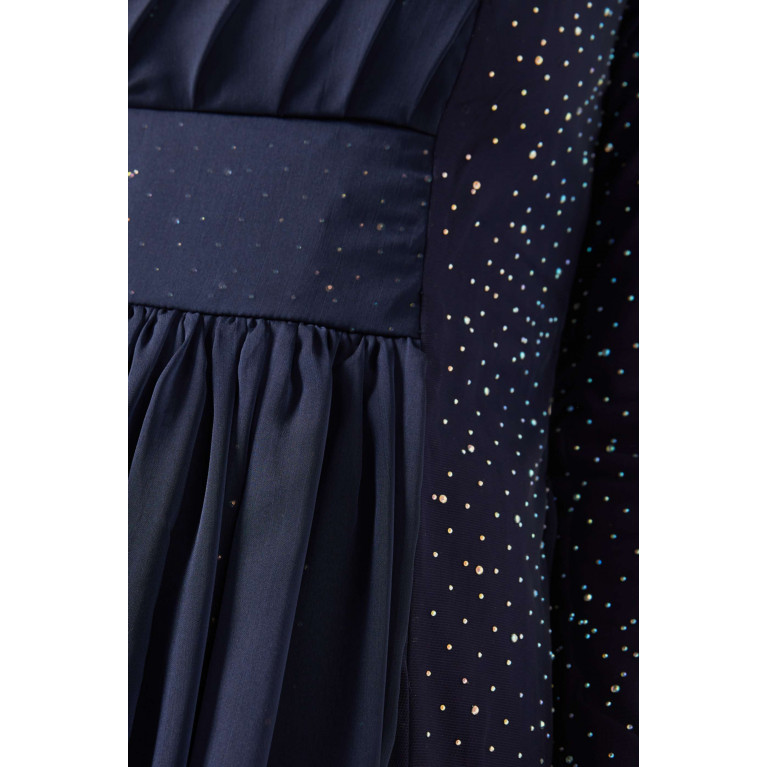 Amri - Sequin-embellished Maxi Dress Blue
