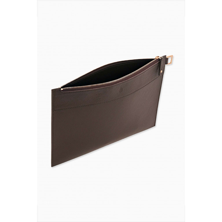 MONTROI - Medium Pouch in Grained Leather