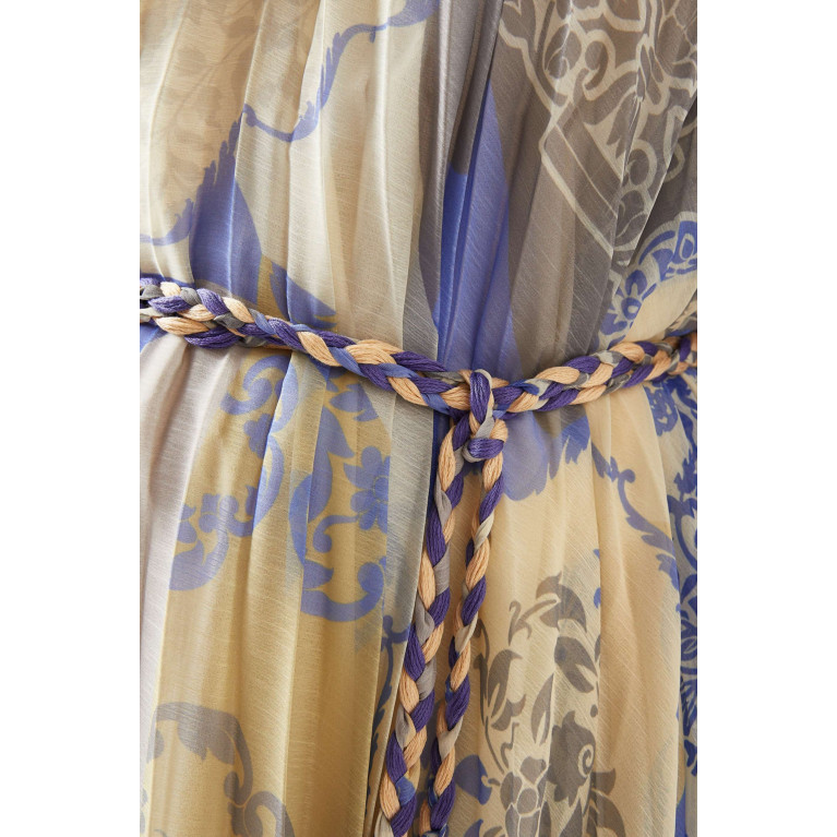 Kalico - Dome-E Printed Midi Dress in Chiffon