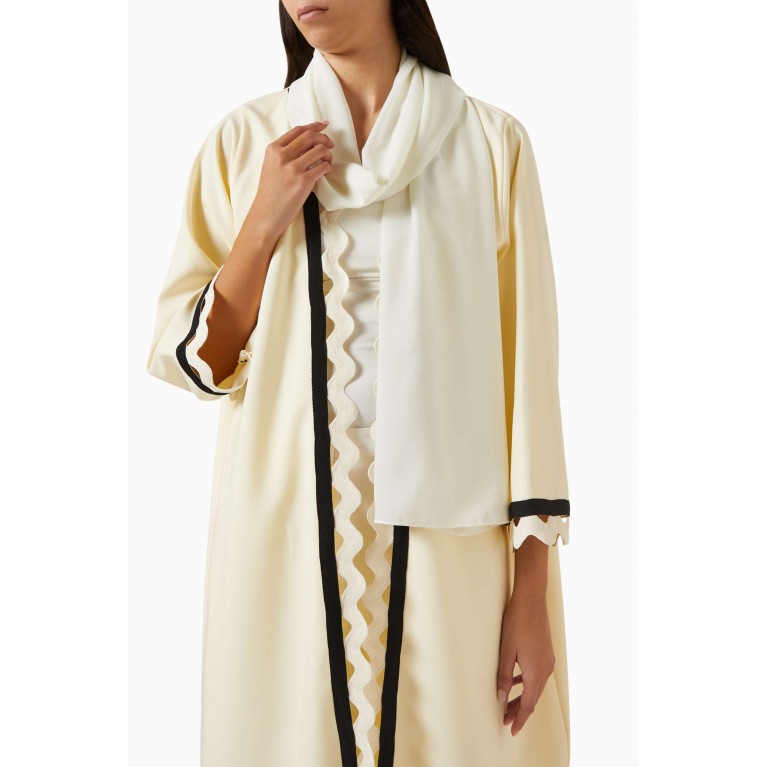 Beige Collection - Embroidered Abaya