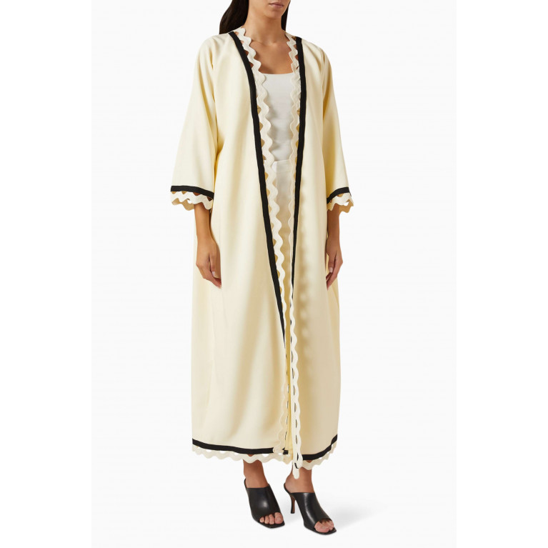 Beige Collection - Embroidered Abaya