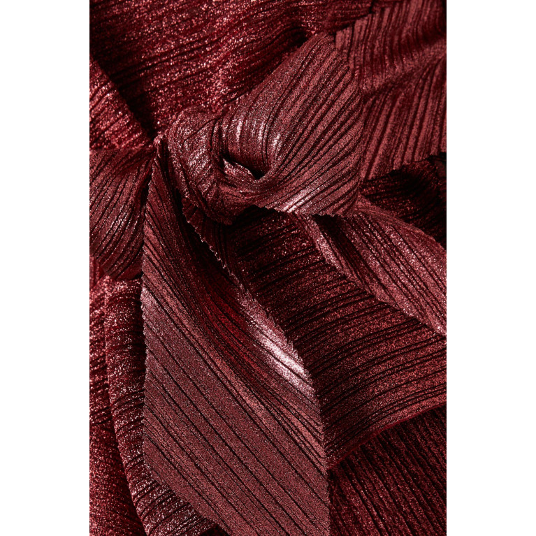 Scarlet Sage - Kallista Cape Gown