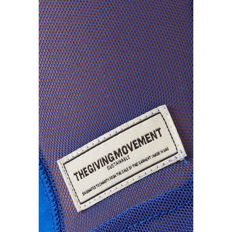 The Giving Movement - Mesh Biker Shorts in Softskin100© Blue