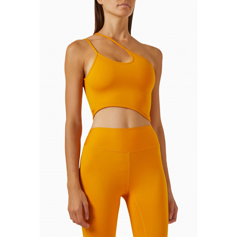The Giving Movement - Asymmetric Tank Top in Softskin100© Yellow
