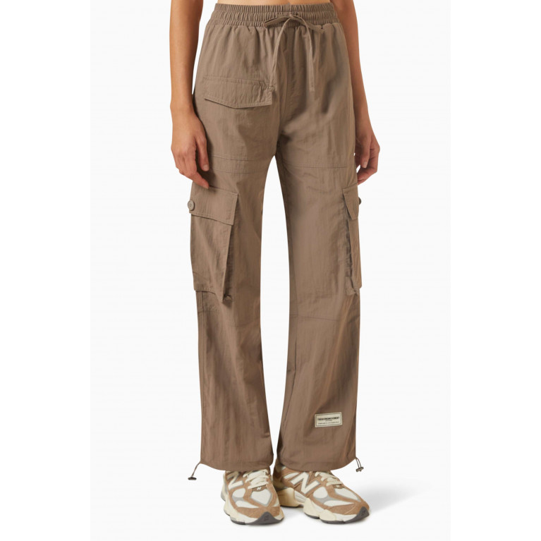 The Giving Movement - Wide-leg Cargo Pants in Recycled-nylon