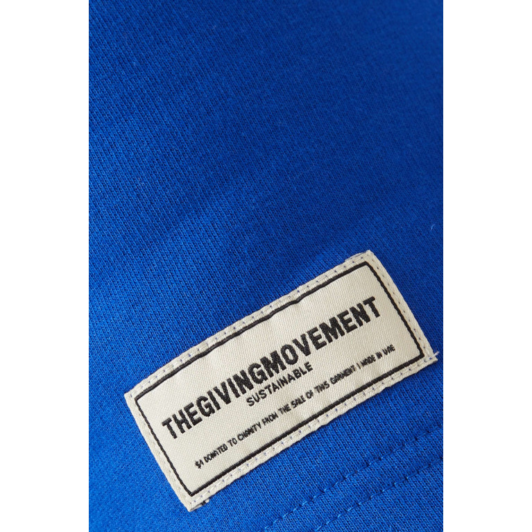 The Giving Movement - Boxer Shorts in Organic-cotton Blue