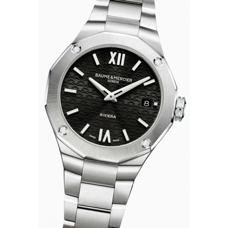 Baume & Mercier - Riviera Quartz Steel Watch, 36mm