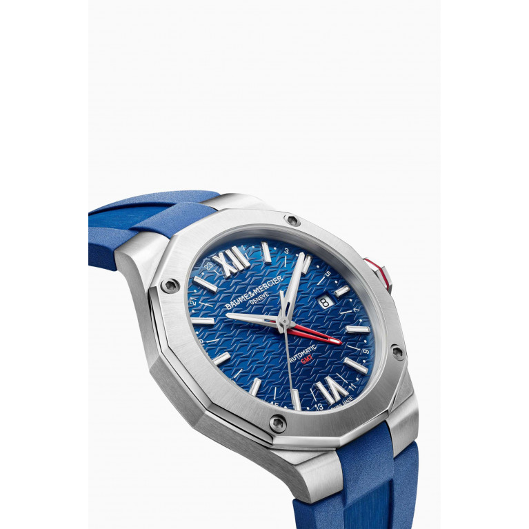 Baume & Mercier - Riviera GMT Automatic Steel & Rubber Watch, 42mm